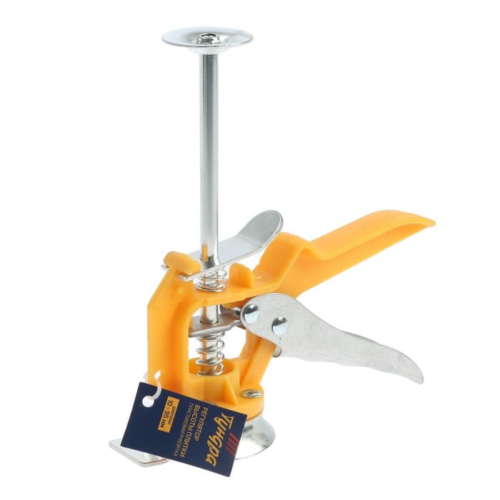 Регулятор высоты плитки ТУНДРА, пластиковая ручка, диапазон 10 - 95 мм