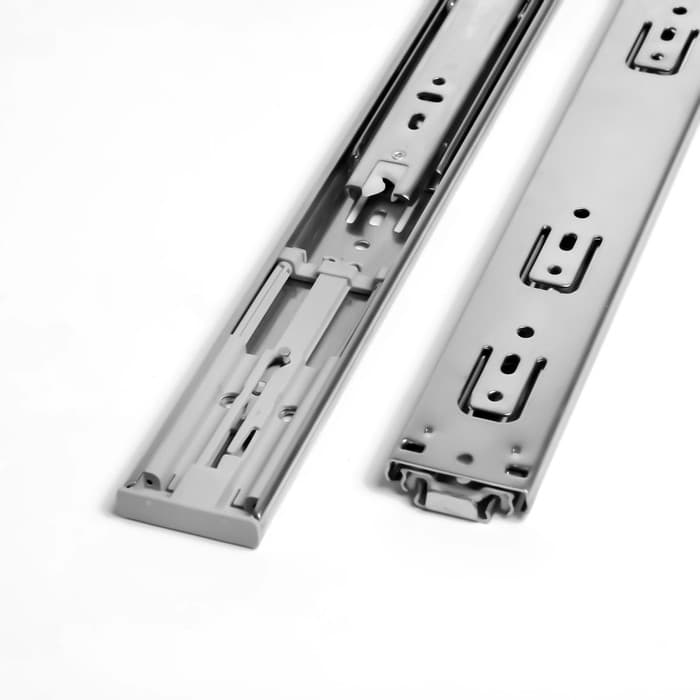 Шариковые направляющие ТУНДРА, система Push to Open 4512, L=400 мм, H=45 мм, 2 шт.