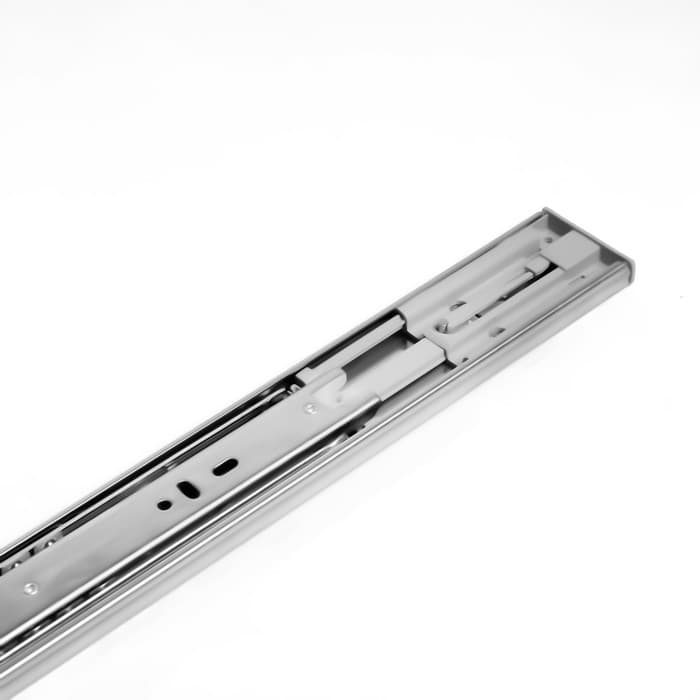 Шариковые направляющие ТУНДРА, система Push to Open 4512, L=450 мм, H=45 мм, 2 шт.