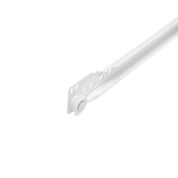 Роликовые направляющие ТУНДРА, L=450 мм, толщина 0.8 мм, белые, 2 шт.