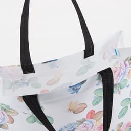 Сумка хозяйственная без застёжки, 32×10×27 см, белая/разноцветная