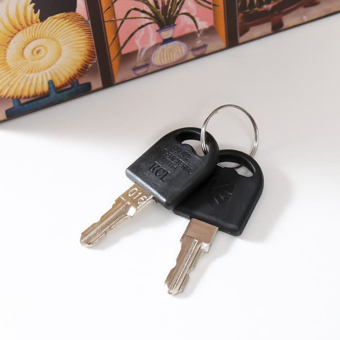 Шкатулка книга - сейф «Предметы интерьера», дерево, искусственная кожа, 21×13×5 см