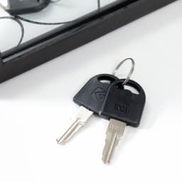 Шкатулка книга - сейф «Геометрия», дерево, искусственная кожа, зеркало 24×16×5 см