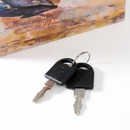 Шкатулка книга - сейф «Лодка на берегу моря», дерево, искусственная кожа, 21×13×5 см