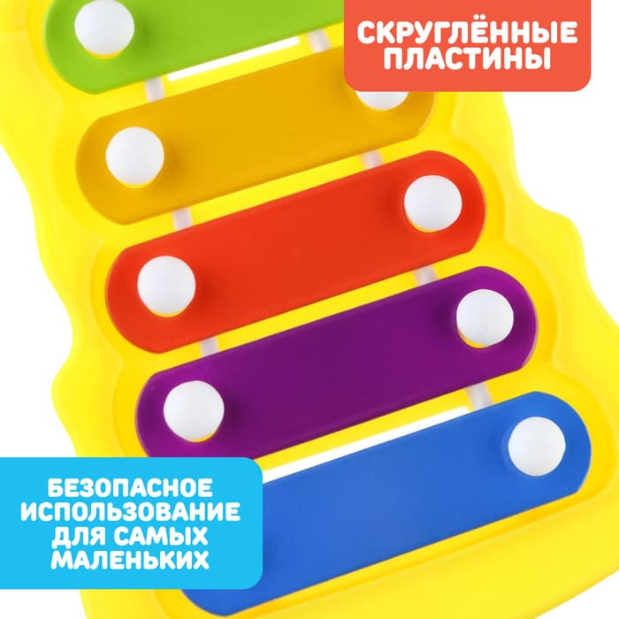 Металлофон фигурный «Смешарики», МИКС