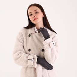 Перчатки женские, безразмерные, без утеплителя, цвет серый