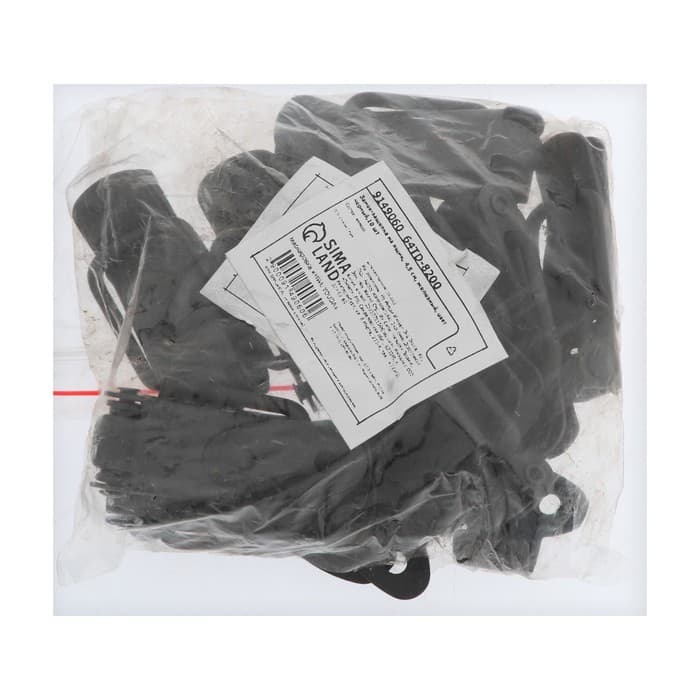 Замок-защелка на ящик, 4.5 см, железный, черный,10 шт.