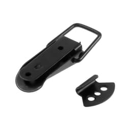 Замок-защелка на ящик, 5.5 см, железный, черный,10 шт.