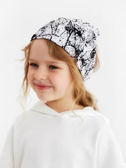 Косынка для девочки MINAKU «Узор», белая, размер 50