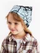 Косынка для девочки MINAKU «Узор», голубая, размер 50