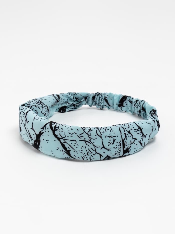 Косынка для девочки MINAKU «Узор», голубая, размер 50