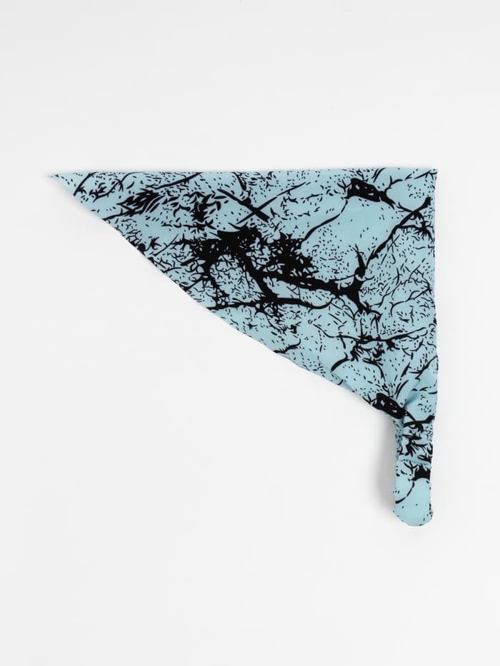 Косынка для девочки MINAKU «Узор», голубая, размер 50