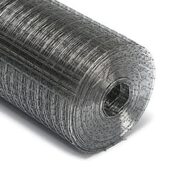Сетка оцинкованная, сварная, 10×1 м, ячейка 12.5×12.5 мм, d=0.6 мм, Greengo