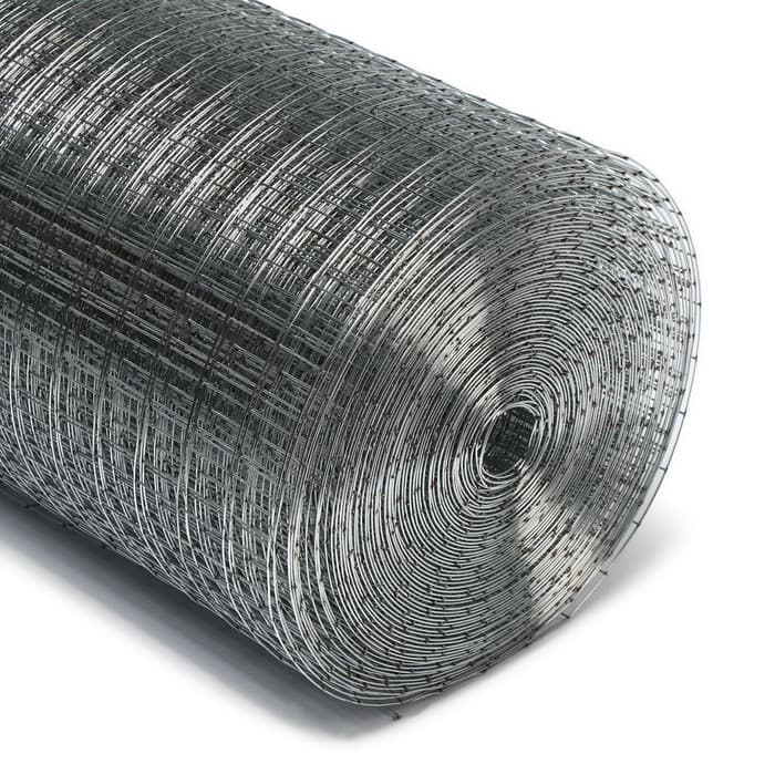 Сетка сварная оцинкованная, 25×1 м, ячейка 25×25 мм, d=1 мм, Greengo