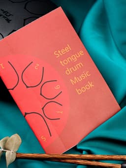 Глюкофон - музыкальный инструмент, черный, 8 лепестков, 15×9 см