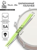 Барабанные палочки Music Life 5 А зеленые, светящиеся
