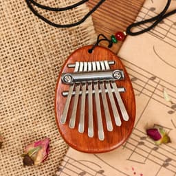 Калимба "Камешек" Music Life, 8 язычков, 7 х 5 х 1,8 см, дерево