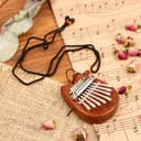 Калимба «Кошечка», 8 язычков, 5.5×7.5×1.8 см, дерево, Music Life