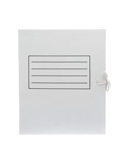 Папка архивная с завязками Calligrata, микрогофрокартон, 100 мм, до 900 л, белая