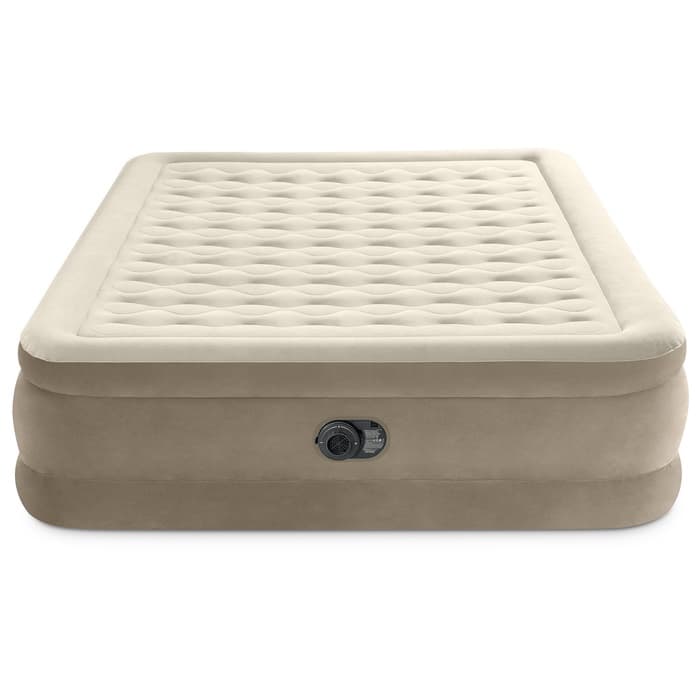Кровать надувная QUEEN ULTRA PLUSH AIRBED, 203×152×46 см, со встроенным насосом, 64428ND INTEX