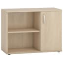 Тумба, 1 дверь, 864×390×650 мм, цвет дуб сонома