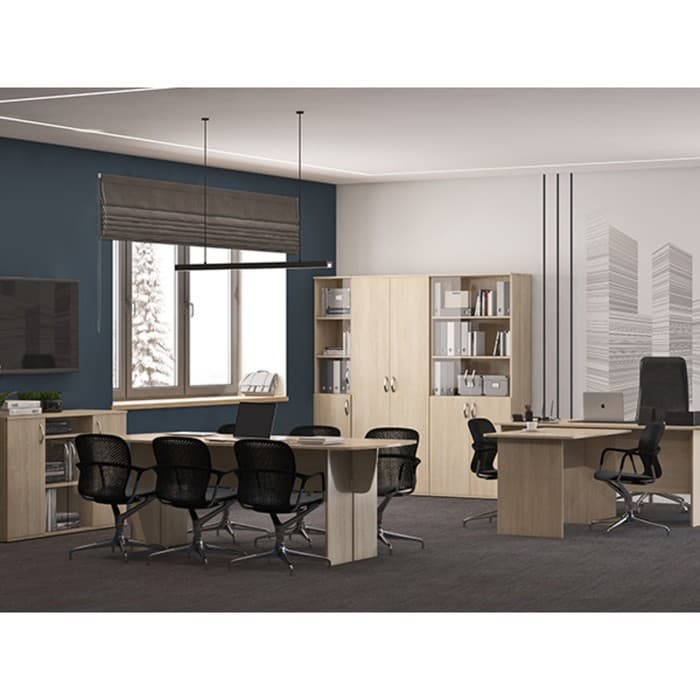 Тумба, 1 дверь, 864×390×650 мм, цвет дуб сонома