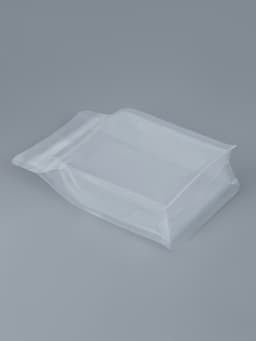 Пакет Zip-lock ПП, с плоским дном, прозрачный, 12×22 см