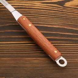 Дуршлаг-сито Шафран, d=14 см, с деревянной ручкой, металл