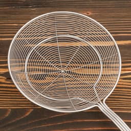 Дуршлаг-сито Шафран, d=18 см, с деревянной ручкой, металл