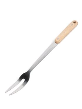 Вилка для мяса 37 см, 7×3.5 см, с деревянной ручкой
