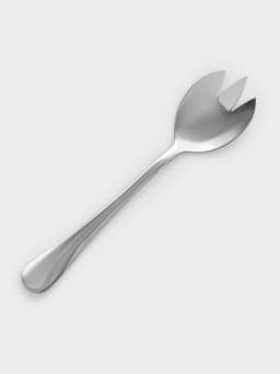 Вилка салатная Доляна, h=19.8 см, толщина 2.2 мм, 410 нержавеющая сталь, серебристая