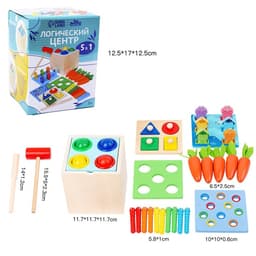 Логический центр 5 в 1 Лесная мастерская «Играем и развиваемся»