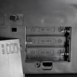 Ночник «Камин» LED от батареек 3хАА USB черный с медной патиной 12×14.5×26.5 см