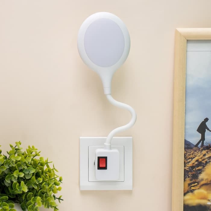 Бра в розетку «Джойс» LED 7 Вт белый 1.5×12×31 см