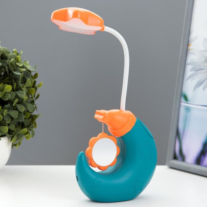 Настольная лампа «Луна» LED 2 Вт USB АКБ МИКС 5×11.5×29 см RISALUX