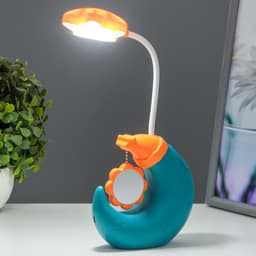 Настольная лампа «Луна» LED 2 Вт USB АКБ МИКС 5×11.5×29 см RISALUX