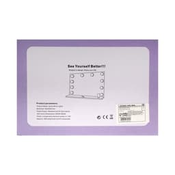 Комплект светильников для подсветки зеркала, 10 шт., контроллер, от USB, 3000 - 6500К, 3 режима свечения