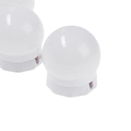 Комплект светильников для подсветки зеркала, 10 шт., контроллер, от USB, 3000 - 6500К, 3 режима свечения