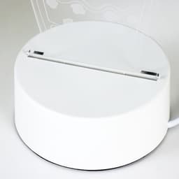 Светильник 3D RISALUX «Кактус», LED-ночник, белый 14×9.5×15 см