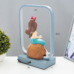 Настольная лампа «Русалка» LED 15 Вт голубой 24×10×34 см RISALUX