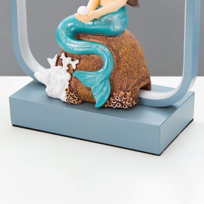 Настольная лампа «Русалка» LED 15 Вт голубой 24×10×34 см RISALUX