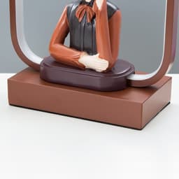 Настольная лампа «Девушка в наушниках» LED 15 Вт коричневый 24×10×34 см RISALUX