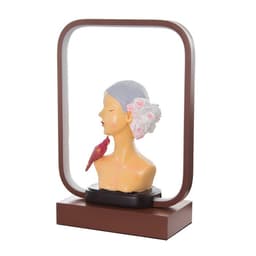 Настольная лампа «Девушка» LED 15 Вт коричневый 24×10×34 см RISALUX