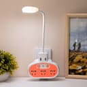 Бра с розетками «Модерни» LED 5 Вт бело-оранжевый 15.5×3.4×42 см