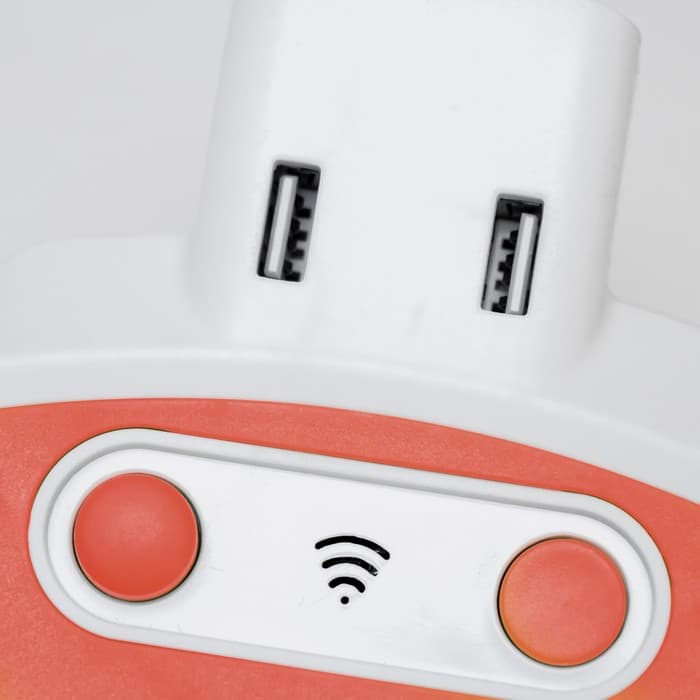 Бра с розетками «Модерни» LED 5 Вт бело-оранжевый 15.5×3.4×42 см