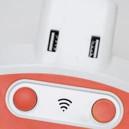 Бра с розетками «Модерни» LED 5 Вт бело-оранжевый 15.5×3.4×42 см