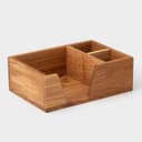 Подставка - салфетница деревянная Adelica, 21.5×15×7.5 см, дуб