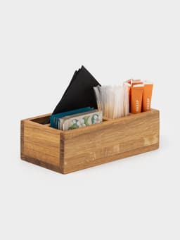 Подставка для специй деревянная Adelica, 4 секции, дуб