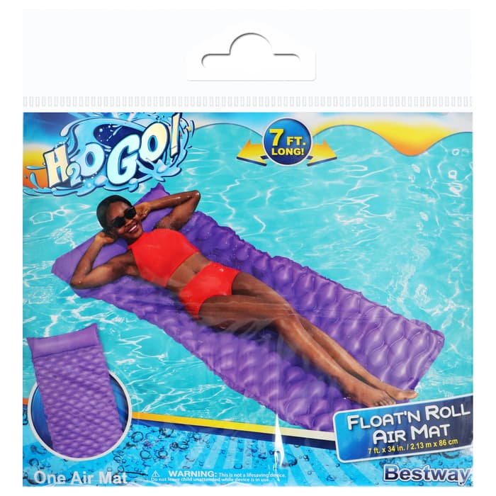 Матрас для плавания, 213×86 см, цвет МИКС, 44020