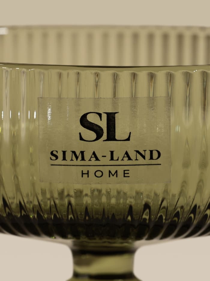 Креманка SL Home «Модерн», 300 мл, 12×10 см, стекло, оттенок МИКС